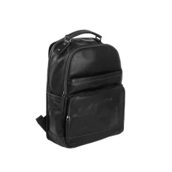 Leather Bags - leather backpack black austin