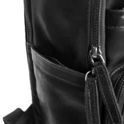 Leather Bags - leather backpack black austin 3