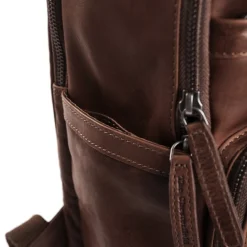 Leather Bags - leather backpack brown austin2