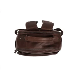 Leather Bags - leather backpack brown austin3