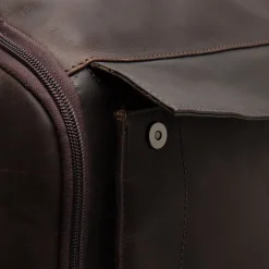 Leather Bags - leather backpack brown rich 3