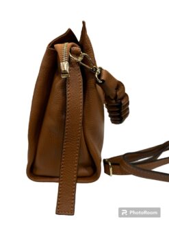 Leather Bags - κοτσιδα καφε 3